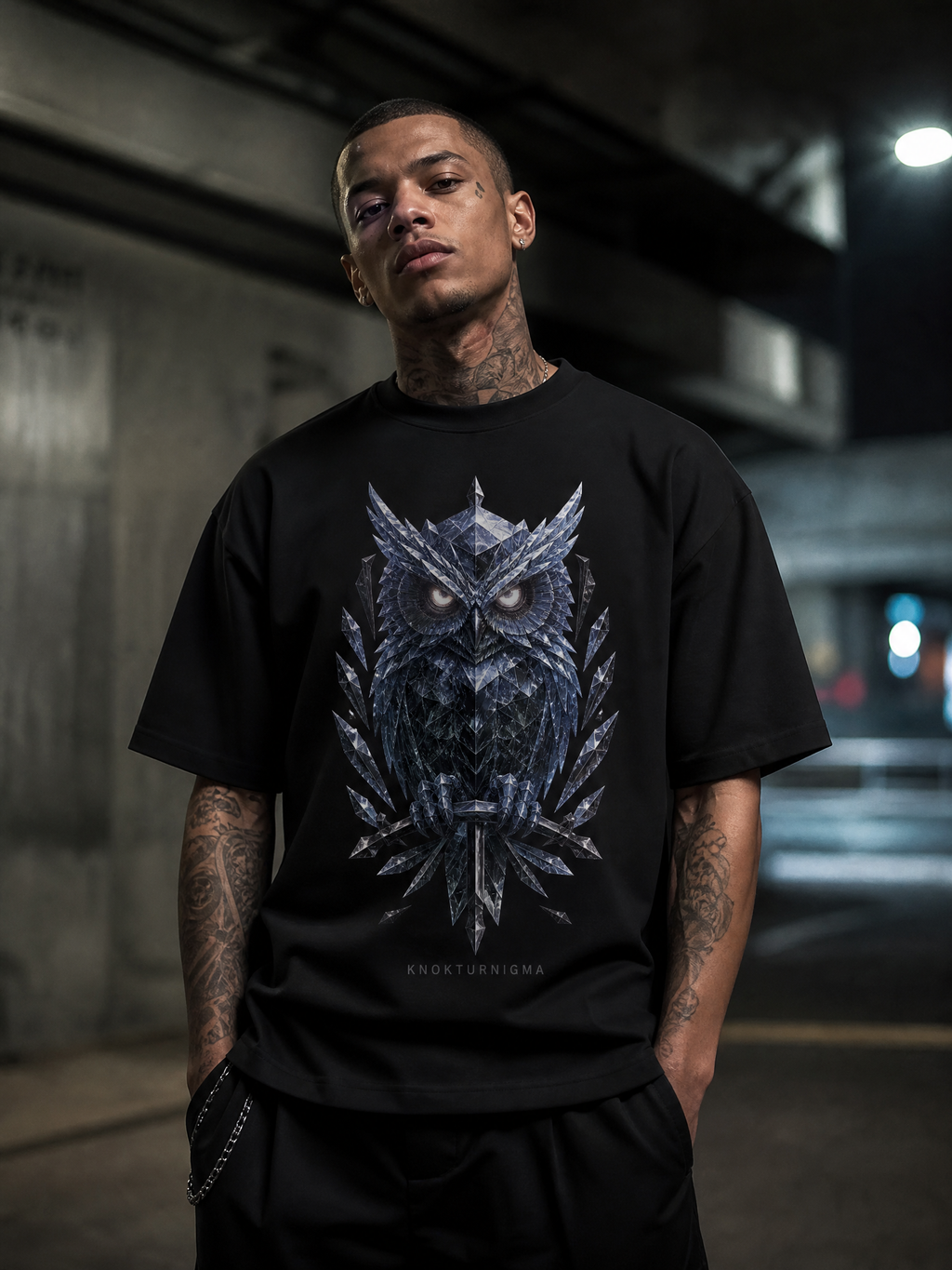 Knokturnigma— Night Oracle Owl Tee