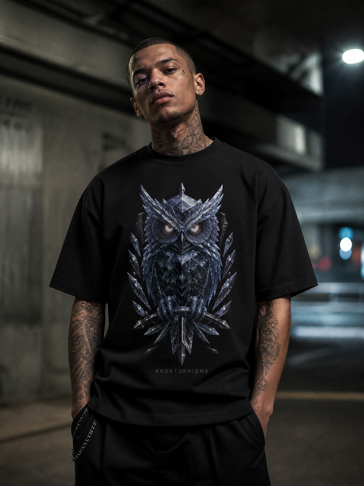 Knokturnigma— Night Oracle Owl Tee