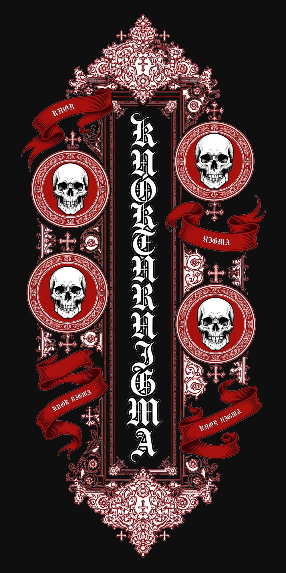 Crimson Oath Tee - back spine print