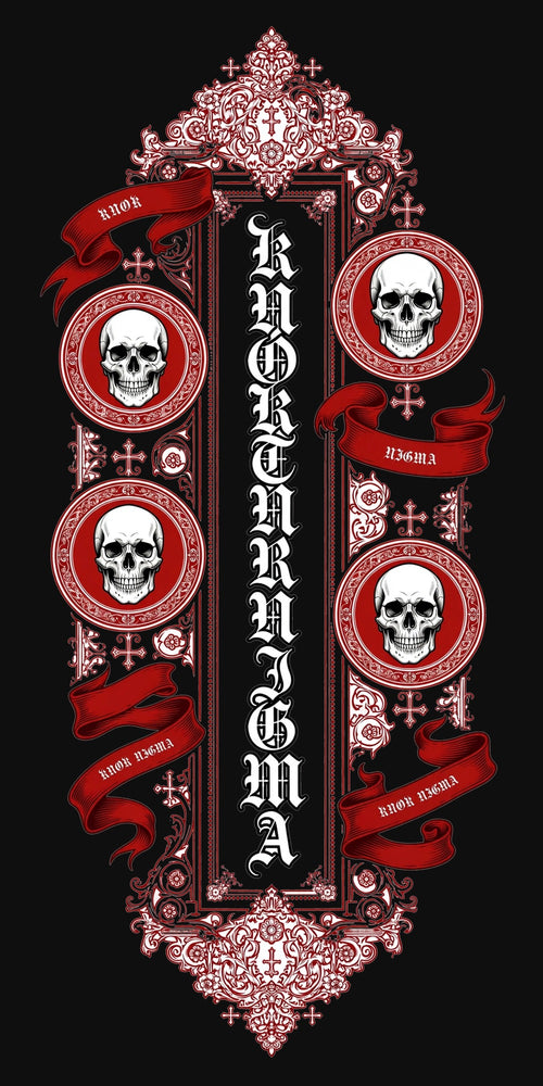 Crimson Oath Tee - back spine print