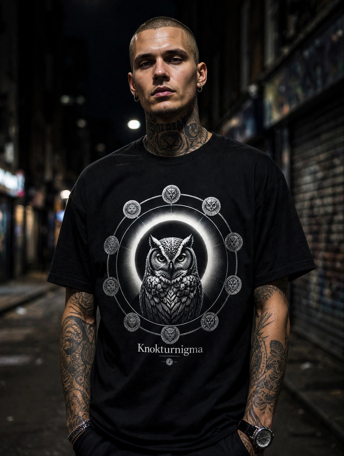Knokturnigma Tee — Eclipse Guardian