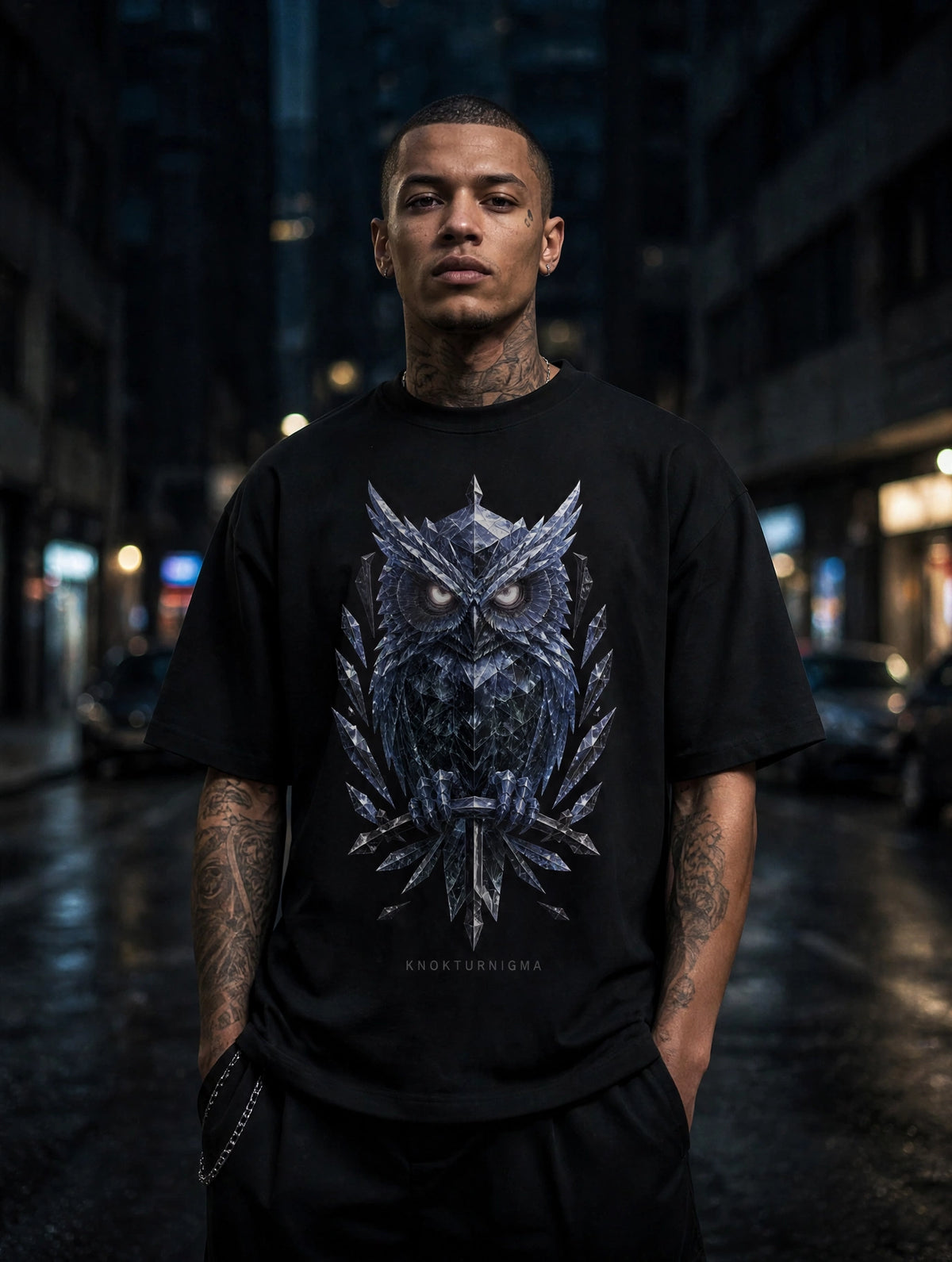 Knokturnigma— Night Oracle Owl Tee