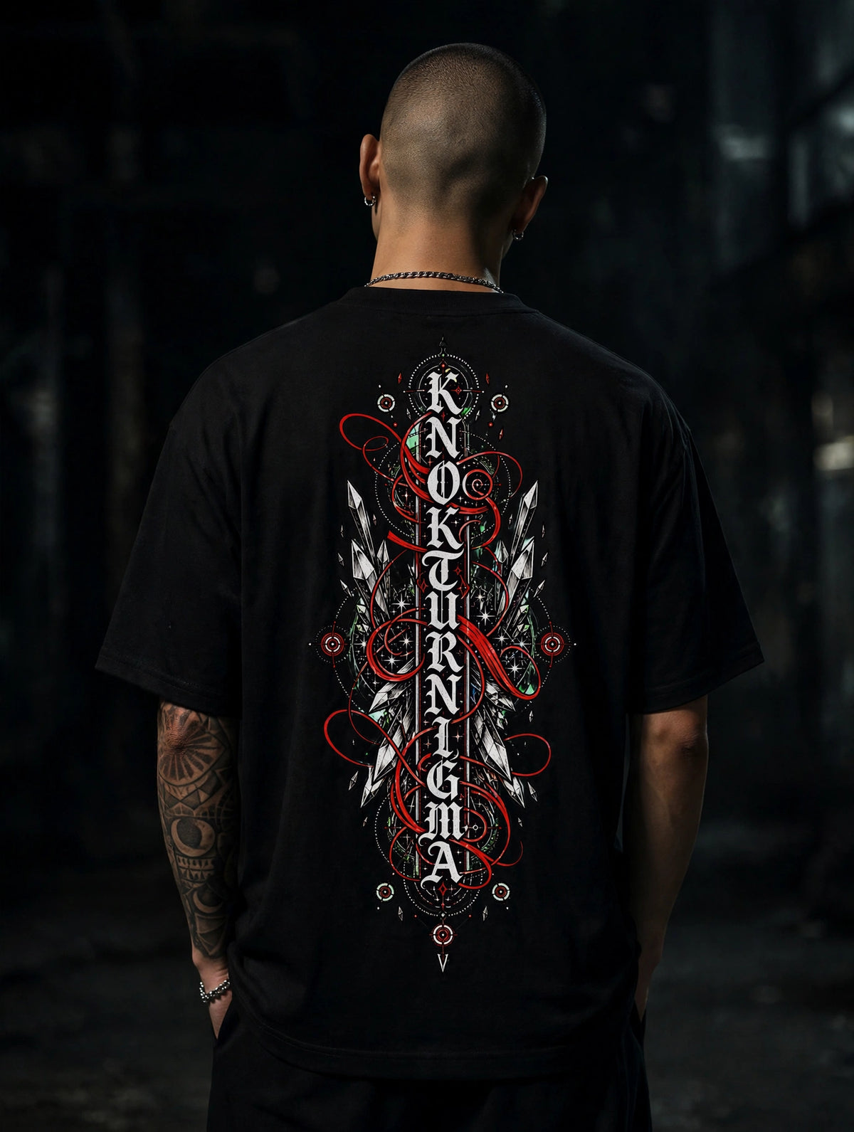 Knokturnigma Tee — Snow Owl Node